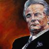 John Gotti, 24" x 36", acrylic on canvas