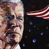 Joe Biden, 12" x 24", acrylic on canvas