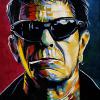 Lou Reed, 12" x 18", acrylic on canvas