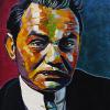 Edward G. Robinson, 12" x 16", acrylic on canvas