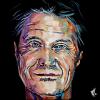 Jim Cuddy, 12" x 12", acrylic on canvas