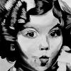 Shirley Temple, 16" x 24", acrylic on canvas