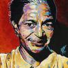 Rosa Parks, 12" x 18", acrylic on canvas
