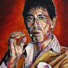 Tony Montana (Al Pacino), 16" x 20", acrylic on canvas