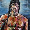 Rambo, 20" x 30", acrylic on canvas