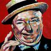 WC Fields, 12" x 12", acrylic on canvas