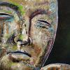 Sleeping Buddha, 12" x 18", acrylic on canvas