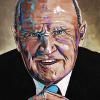 Jack Welch, 16" x 24", acrylic on canvas