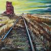 Prairie Past, 16" x 20", acrylic on canvas
