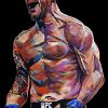 Alex Volkanovski, 20" x 30", acrylic on canvas