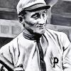 Honus Wagner, 16" x 24", acrylic on canvas