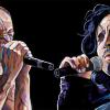Chester Bennington and Chris Cornell, 18" x 36", acrylic on canvas