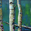 Emmanuel - God is with us, 12" x 48", acrylic on canvas