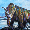 Mammoth, 16" x 24", acrylic on canvas
