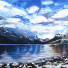 Waterton Spring, 18" x 36", acrylic on canvas