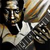 Robert Johnson, 12" x 16", acrylic on canvas