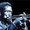 Kenny Dorham, 20" x 40", acrylic on canvas