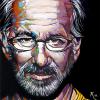 Steven Spielberg, 16" x 24", acrylic on gallery canvas