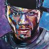 50 Cent, 16" x 24", acrylic on canvas