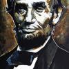 Abraham Lincoln, 18" x 36", acrylic on canvas