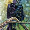 Demers Drive Raven, 20" x 30", acrylic on canvas