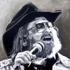 Ronnie Hawkins, 16" x 16", acrylic on canvas