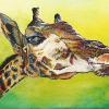 Jeremiah the Giraffe, 16" x 24", acrylic on canvas