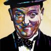 Stan Laurel, 12" x 24", acrylic on canvas