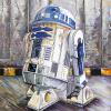 R2D2, 24" x 24", acrylic on canvas