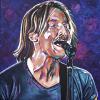 Keith Urban, 16" x 16", acrylic on canvas