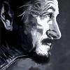Sean Penn, 12" x 24", acrylic on canvas