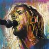 Kurt Cobain 2022, 24" x 24", acrylic on canvas