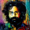 Jerry Garcia, 24” x 24”, acrylic on gallery canvas