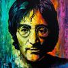 John Lennon (2022), 24” x 24”, acrylic on gallery canvas