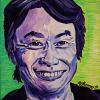 Shigeru Miyamoto, 8" x 10", acrylic on canvas