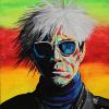 Andy Warhol, 16" x 20", acrylic on canvas