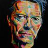 David Bowie, 24" x 36", acrylic on canvas