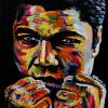 Muhammad Ali, 16" x 20", acrylic on canvas
