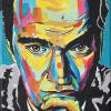 Quentin Tarantino, 8" x 10", acrylic on canvas