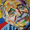 Gabriel Garcia Marquez, 20" x 24", acrylic on canvas