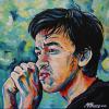 Dylan Thomas-Bouchier, 12" x 12", acrylic on canvas