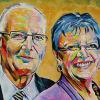 Jim and Rhonda Loose, 11" x 14", acrylic on canvas