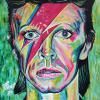 Ziggy Stardust, 36" x 36", acrylic on canvas