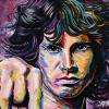 Jim Morrison, 16" x 20", acrylic on canvas