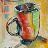 Coffee Cup study, 8" x 10", acrylic on canvas