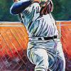 Sandy Koufax, 10" x 20", acrylic on canvas