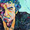 Bob Dylan, 18" x 24", acrylic on canvas