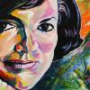 Jackie Kennedy, 12" x 24", acrylic on canvas