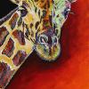 Giraffe, 15" x 30", acrylic on canvas