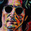 John Lennon, 18" x 36", acrylic on canvas